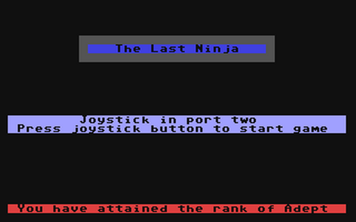 C64 GameBase Last_Ninja,_The Ahoy!/Ion_International,_Inc. 1986