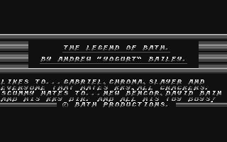 C64 GameBase Legend_of_Bath,_The (Created_with_SEUCK) 1988