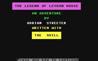 C64 GameBase Legend_of_Leydon_House,_The Street_Games