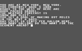C64 GameBase Longest_Automobile_Race,_The Microsoft_Press 1986
