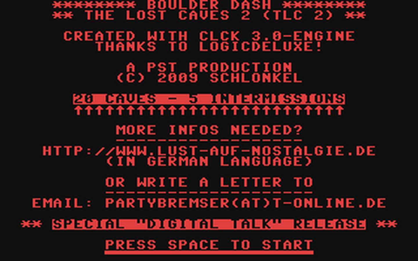 C64 GameBase Lost_Caves_02,_The (Not_Published) 2009