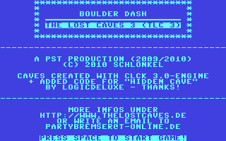 C64 GameBase Lost_Caves_03,_The (Not_Published) 2010