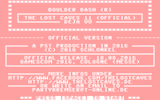 C64 GameBase Lost_Caves_11,_The (Not_Published) 2016