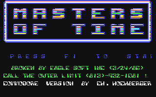 C64 GameBase Masters_of_Time Cosmi 1985