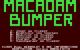 C64 GameBase Macadam_Bumper ERE_Informatique 1986