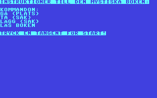 C64 GameBase mystiska_boken,_Den SYS_Public_Domain 1990