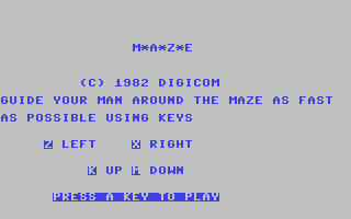 C64 GameBase MAZE Sportscene_Specialist_Press_Ltd./Your_64 1984