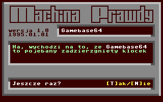 C64 GameBase Machina_Prawdy 1995