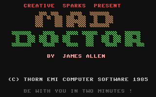 C64 GameBase Mad_Doctor Creative_Sparks_[Thorn_Emi_Computer_Software] 1985