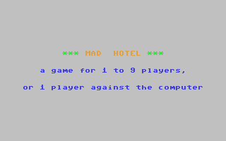 C64 GameBase Mad_Hotel (Public_Domain) 1983