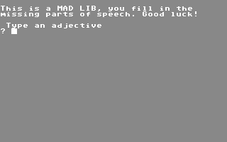 C64 GameBase Mad_Lib 1983