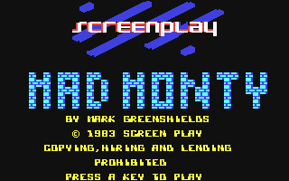 C64 GameBase Mad_Monty Screenplay 1983