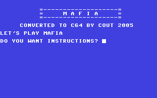 C64 GameBase Mafia (Not_Published) 2005