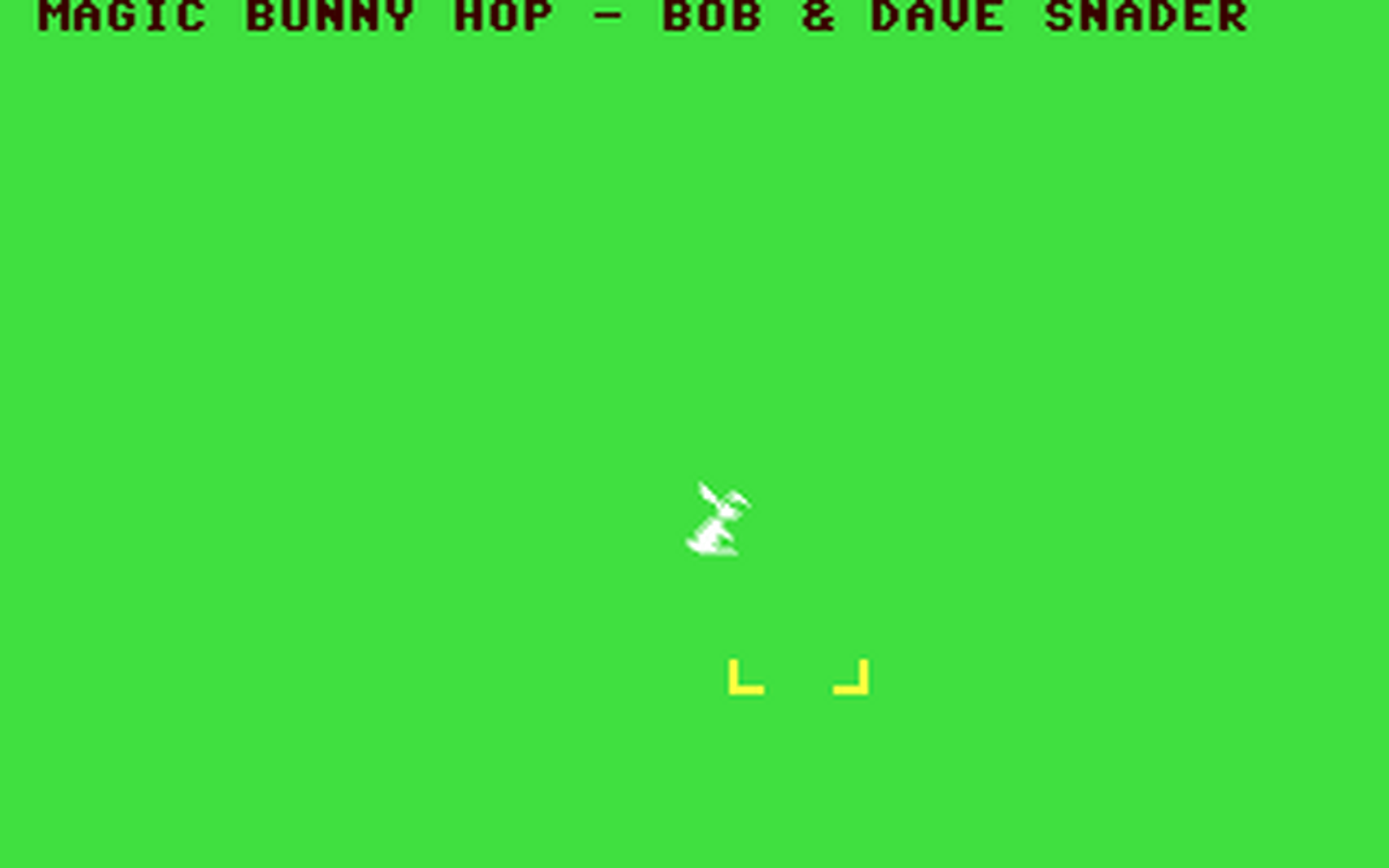 C64 GameBase Magic_Bunny_Hop CW_Communications,_Inc./RUN 1986