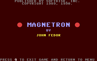 C64 GameBase Magnetron Loadstar/Softdisk_Publishing,_Inc. 1990