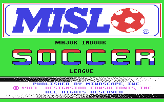 C64 GameBase MISL_-_Major_Indoor_Soccer_League Mindscape,_Inc. 1987