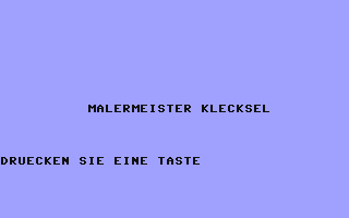 C64 GameBase Malermeister_Klecksel (Public_Domain)
