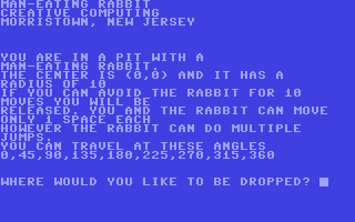 C64 GameBase Man-Eating_Rabbit Creative_Computing 1979