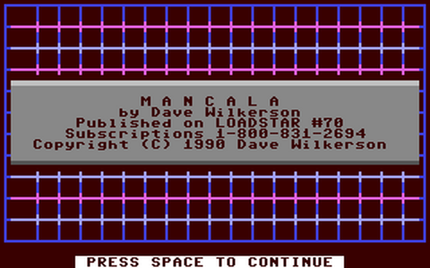 C64 GameBase Mancala Loadstar/Softdisk_Publishing,_Inc. 1990