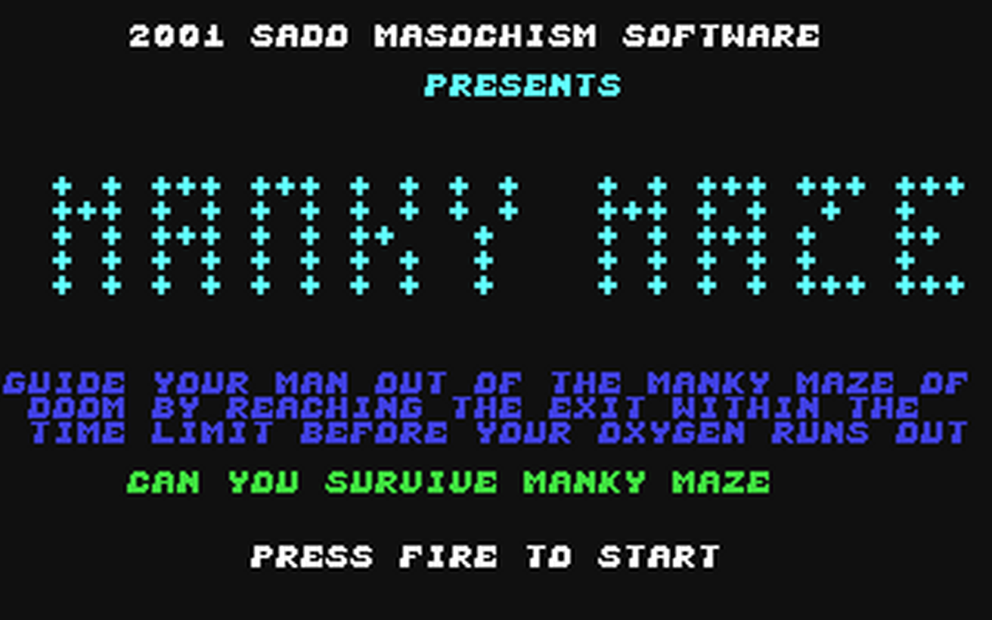 C64 GameBase Manky_Maze (Public_Domain) 2001