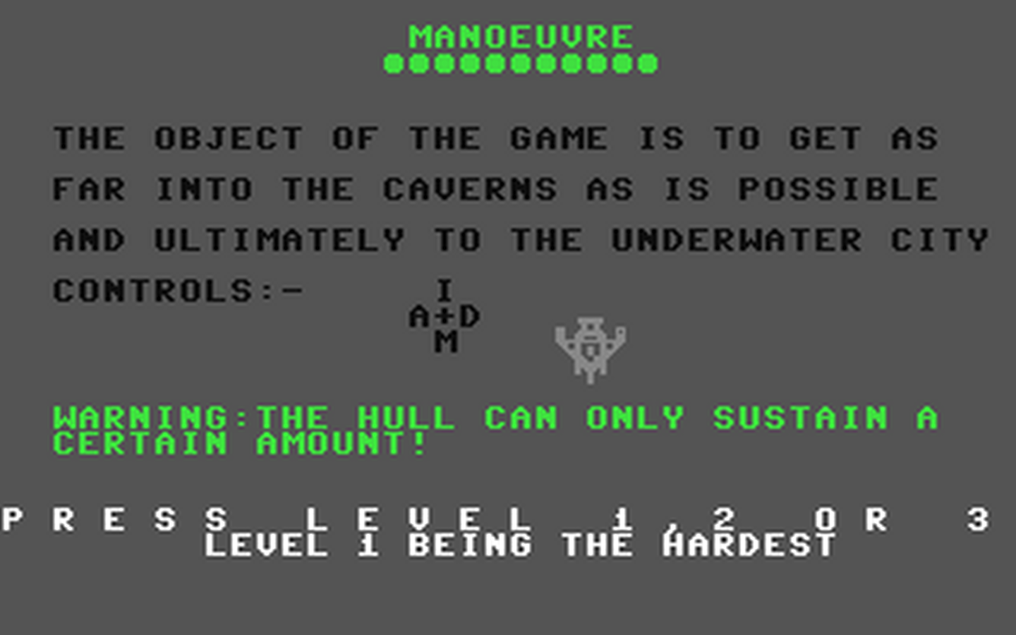 C64 GameBase Manoeuvre Argus_Specialist_Publications_Ltd./Home_Computing_Weekly 1983