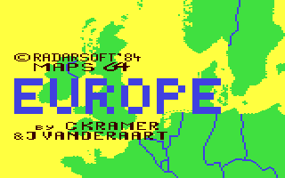 C64 GameBase Maps_64_-_Europe RadarSoft 1984