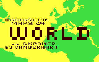 C64 GameBase Maps_64_-_World RadarSoft 1984