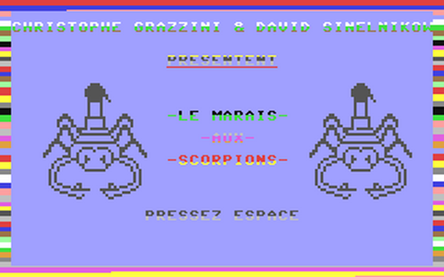 C64 GameBase Marais_aux_Scorpions,_Le Tilt-micro-jeux/Editions_Mondiales_S.A. 1990