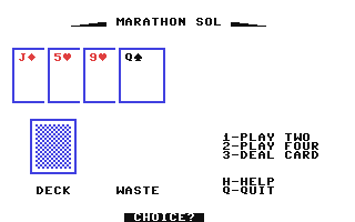 C64 GameBase Marathon_Sol Loadstar/Softdisk_Publishing,_Inc. 1989
