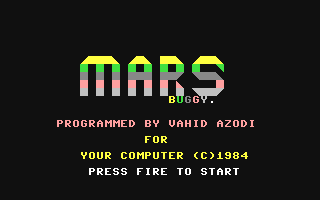 C64 GameBase Mars_Buggy Business_Press_International_Ltd./Your_Computer 1985