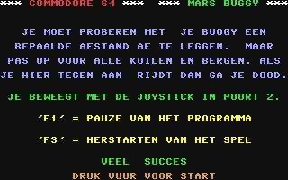 C64 GameBase Mars_Buggy Courbois_Software 1985