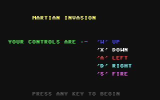C64 GameBase Martian_Invasion Melbourne_House 1983