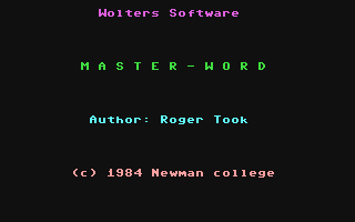 C64 GameBase Master-Word (Not_Published) 2015