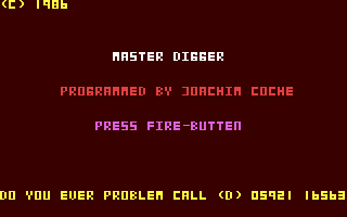 C64 GameBase Master_Digger Multisoft 1986