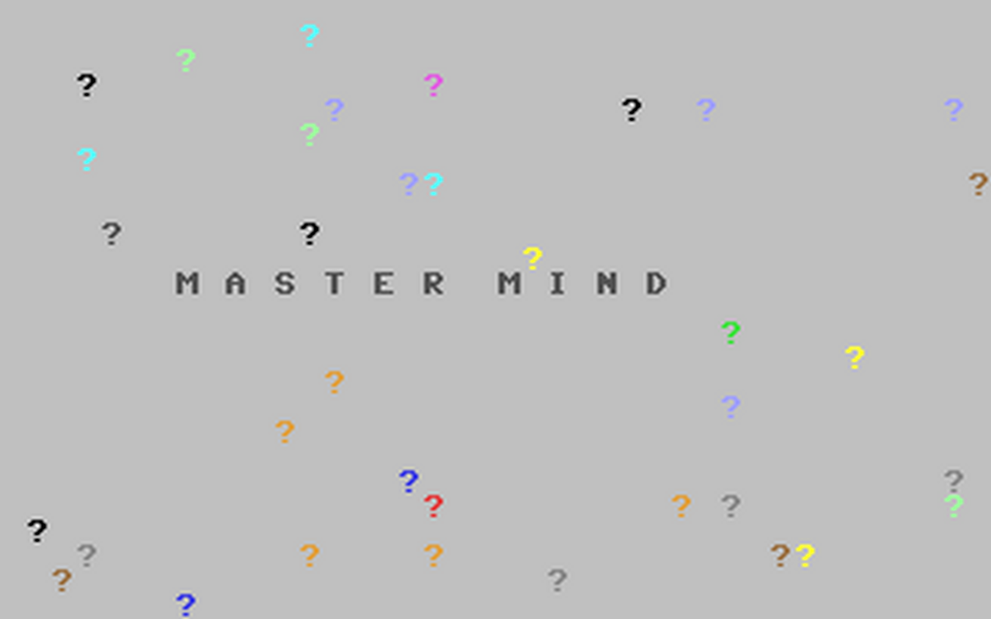 C64 GameBase Master_Mind (Public_Domain) 2017