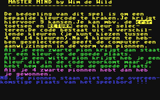 C64 GameBase Master_Mind Commodore_Info 1990