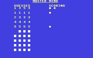 C64 GameBase Master_Mind Commodore_Educational_Software 1983