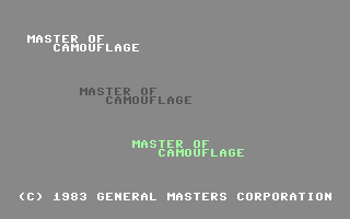 C64 GameBase Master_of_Camouflage ALA_Software 1983