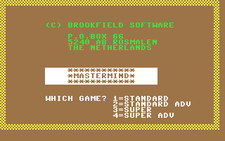 C64 GameBase Mastermind Brookfield_Software