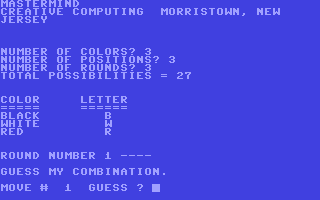 C64 GameBase Mastermind Creative_Computing 1978