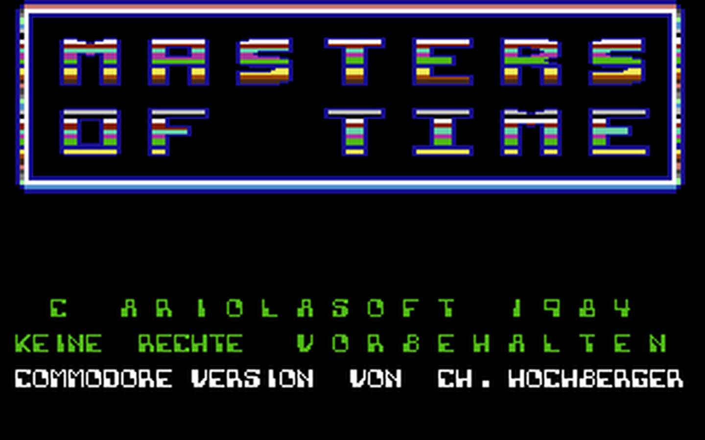 C64 GameBase Masters_of_Time Ariolasoft 1984