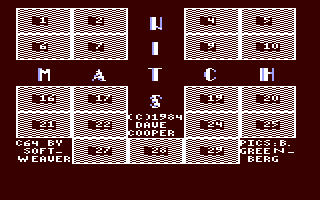 C64 GameBase Match_Wits CBS_Software 1984