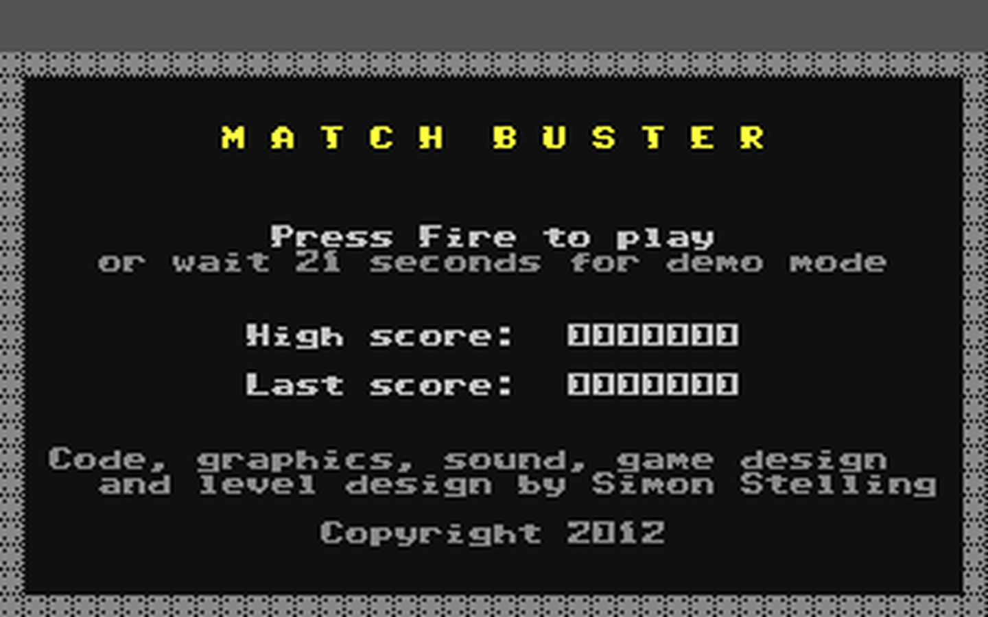 C64 GameBase Match_Buster (Public_Domain) 2012