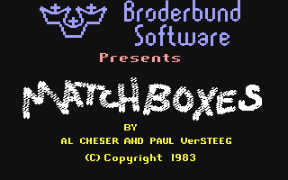 C64 GameBase Matchboxes Broderbund 1983
