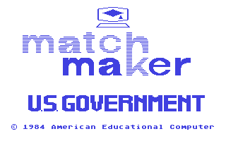 C64 GameBase Matchmaker_-_US_Government_Facts American_Educational_Computer_(AEC) 1984