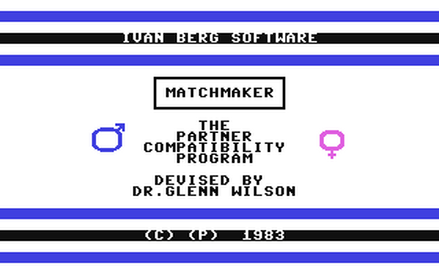 C64 GameBase Matchmaker Ivan_Berg_Software_Ltd. 1983