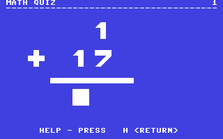 C64 GameBase Math_Quiz Commodore_Educational_Software 1982