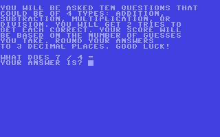 C64 GameBase Math_Quiz Lawrenceville_Press,_Inc. 1983