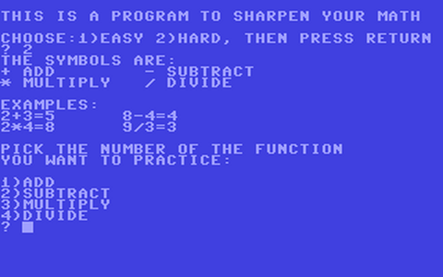C64 GameBase Math_Sharpener Scholastic,_Inc. 1983