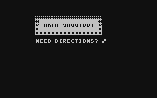 C64 GameBase Math_Shootout Micro-Ed,_Inc. 1980